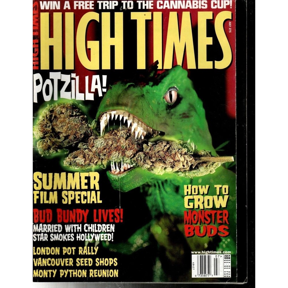 High Times Magazine 1998 Vintage Lot: Feb-March-April-May-June-July